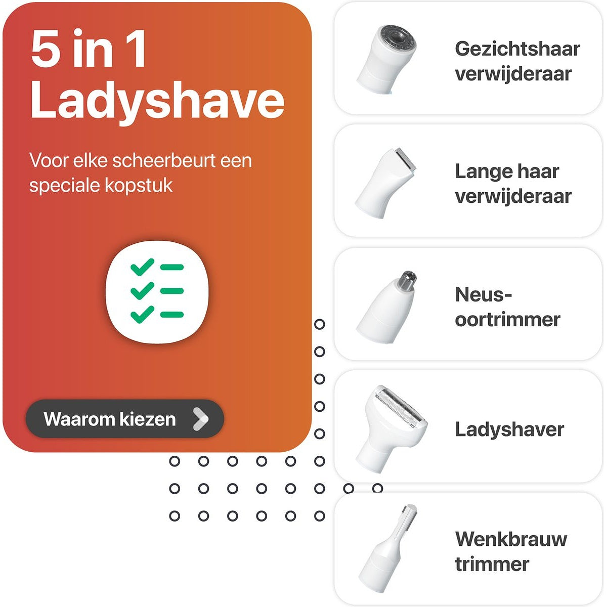 Smart-tech® 5 In 1 Ladyshave