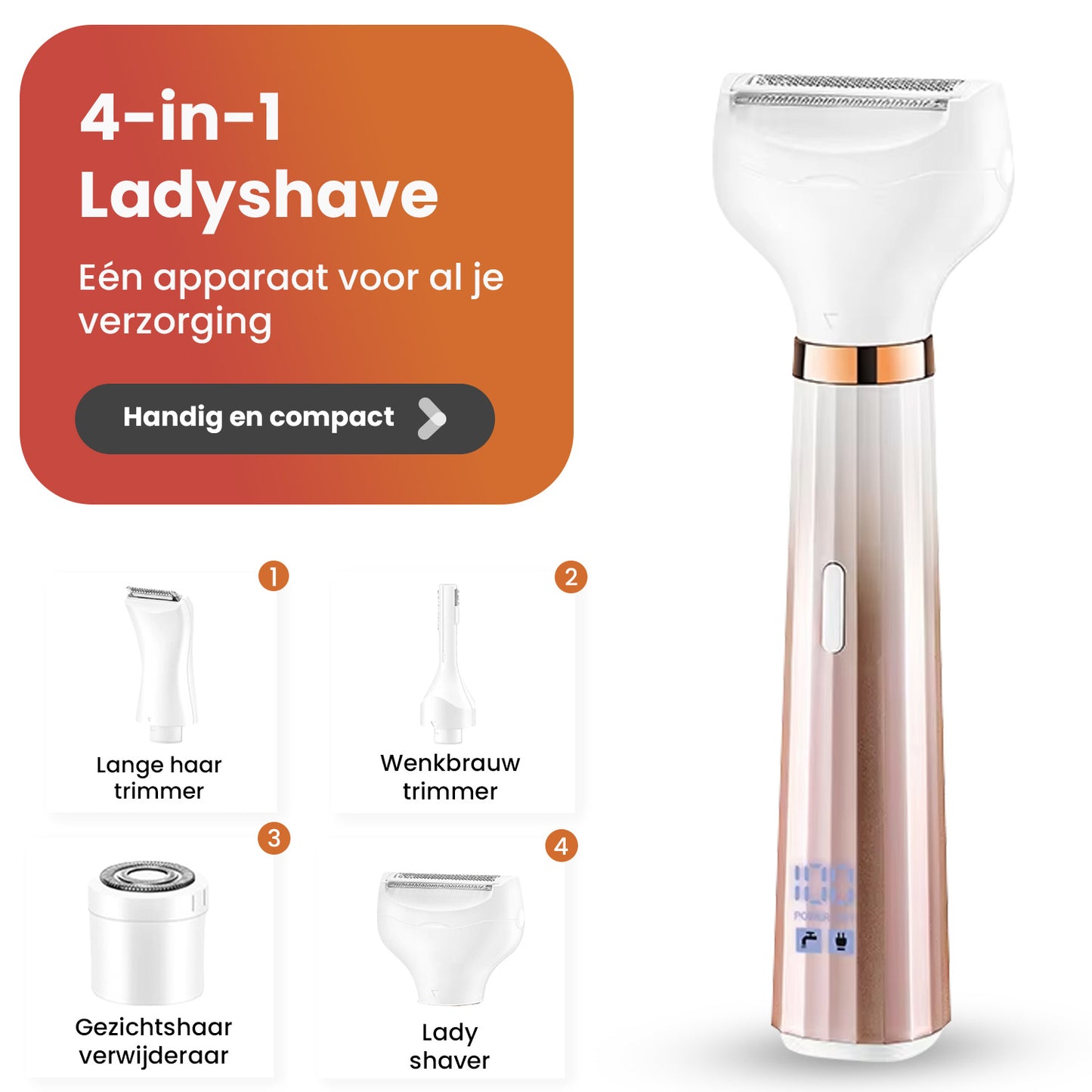 Smart-tech® Ladyshave 4-in-1 Deluxe