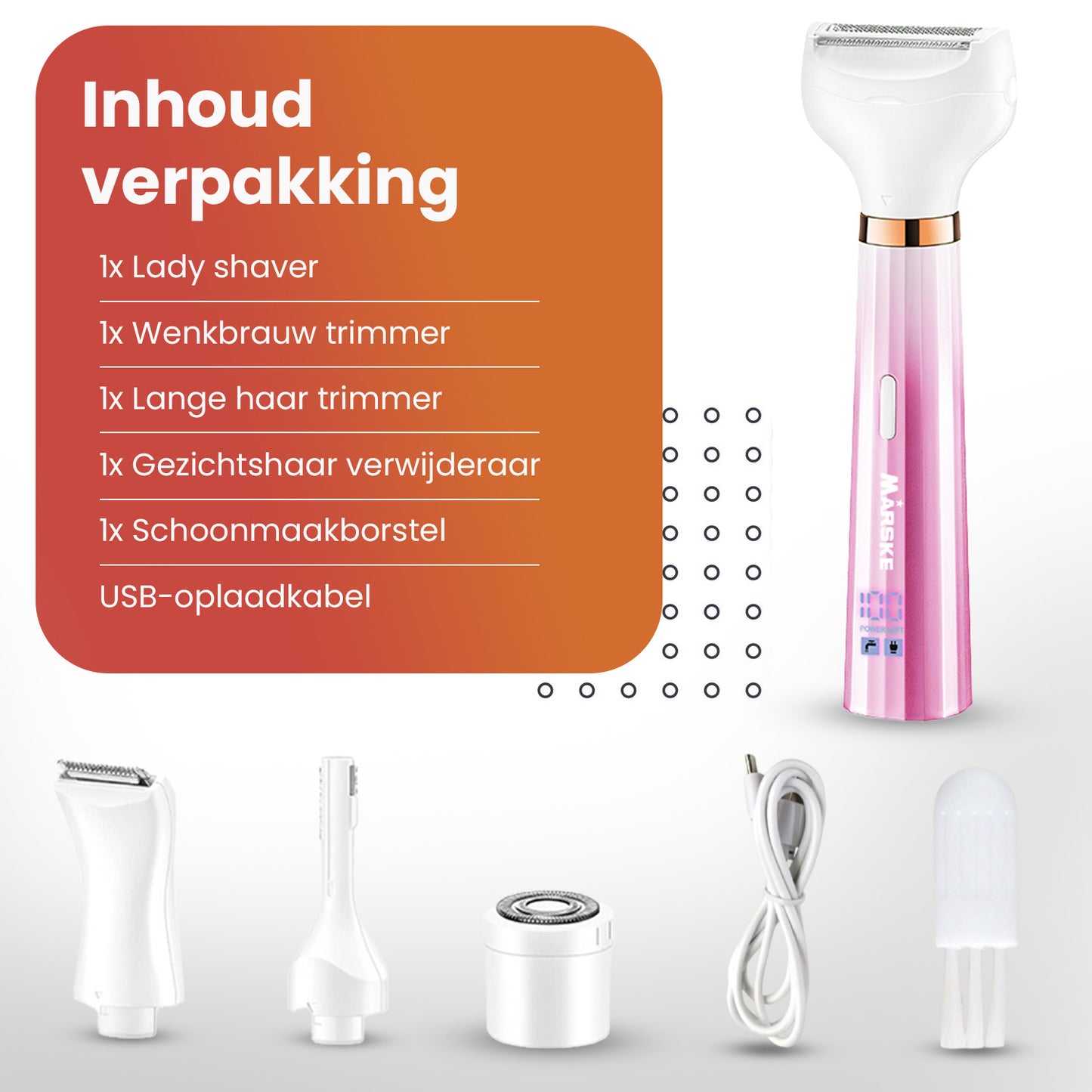 Smart-tech® Ladyshave 4-in-1 Deluxe