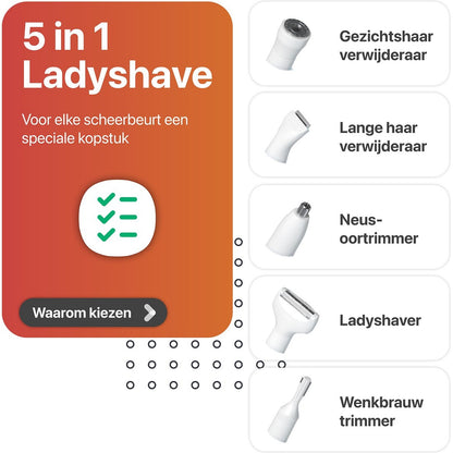 Smart-tech® 5 In 1 Ladyshave